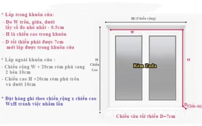 Cách đo kích thước cửa