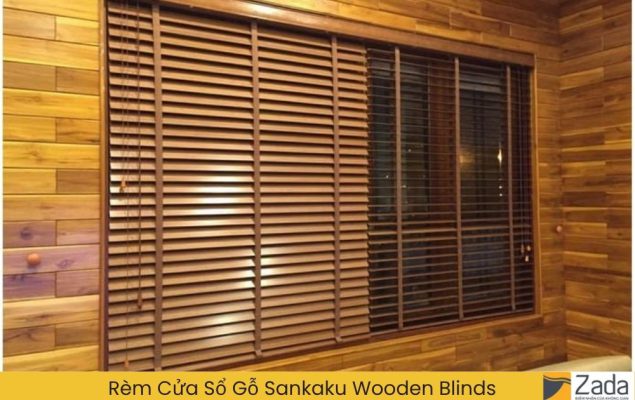 Rèm Cửa Sổ Gỗ Sankaku Wooden Blinds