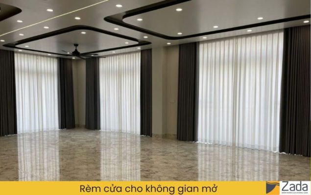 Rèm cửa cho không gian mở