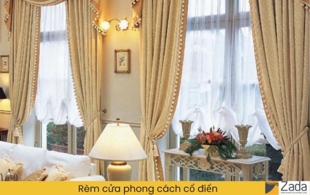 Rèm cửa phong cách cổ điển
