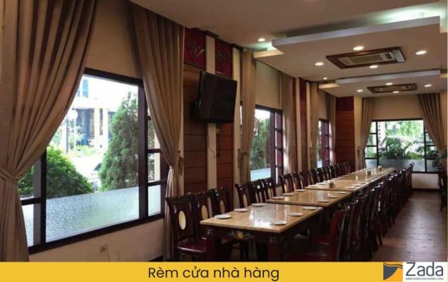 Rèm cửa nhà hàng