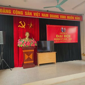 Mẫu phông hội trường sân khấu đẹp được ưa chuộng tại Hà Nội
