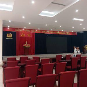 Phông rèm hội trường sân khấu cho cơ quan doanh nghiệp tại Hà Nội