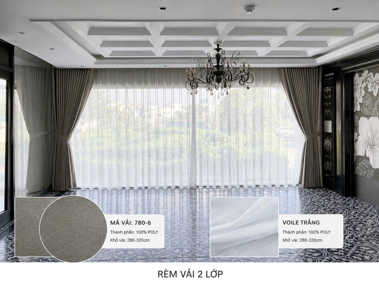 Rèm vải chống cháy lan đầy đủ chứng chỉ tại Hà Nội - Mua ngay 0832721102