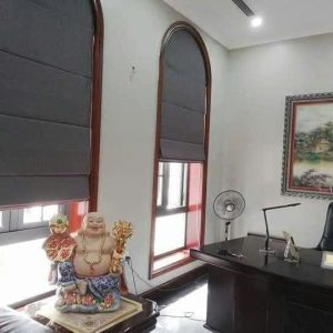Rèm roman cửa sổ vòm
