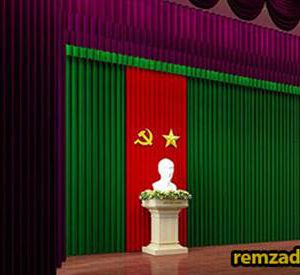 Cách may phông hội trường