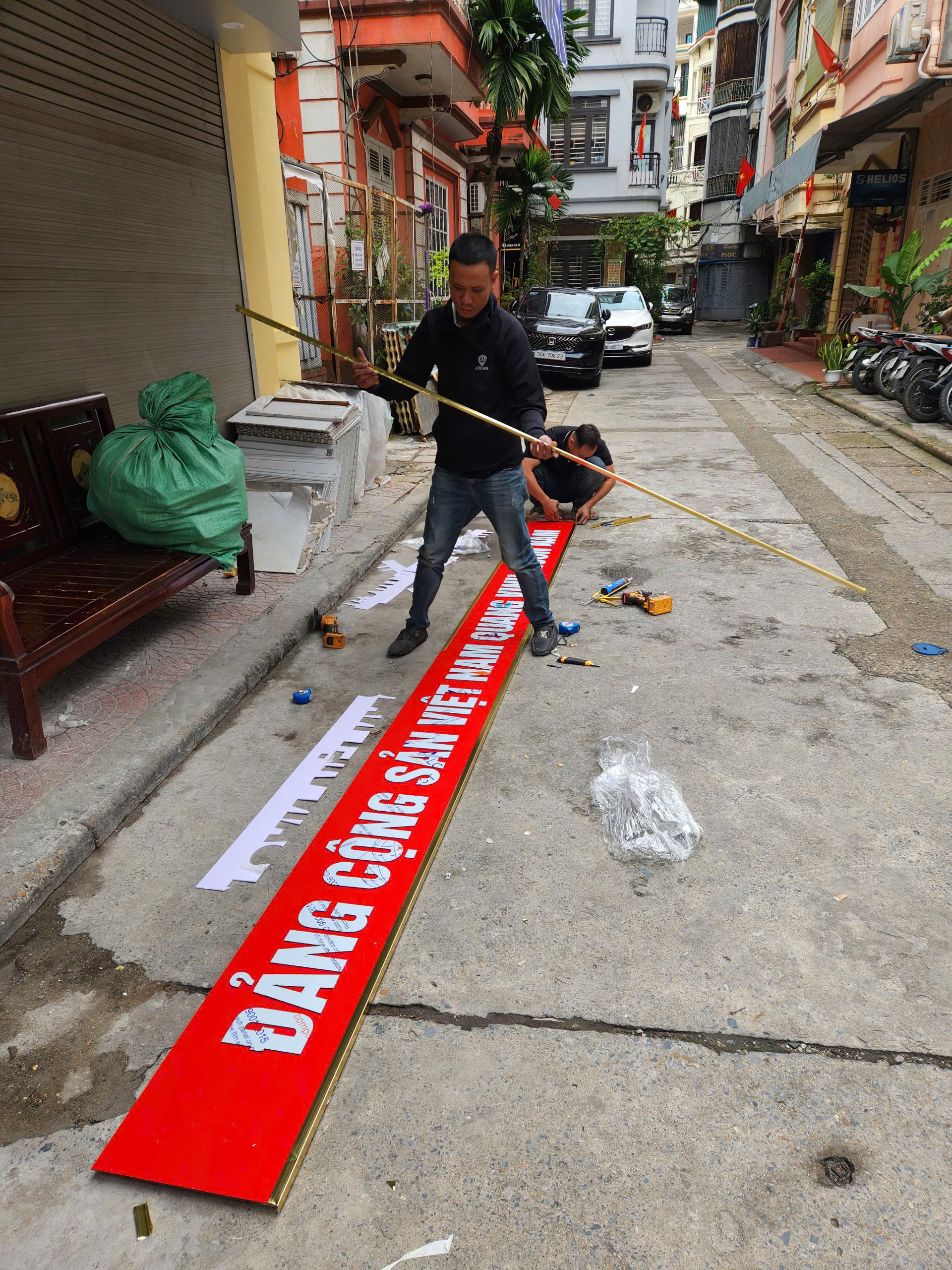 Thi Công Phông Hội Trường Kèm Rèm Sân Khấu Tại Hà Nội